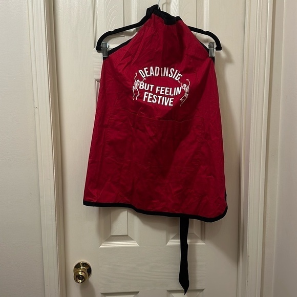 Torrid Christmas Skeleton Apron - Picture 1 of 3